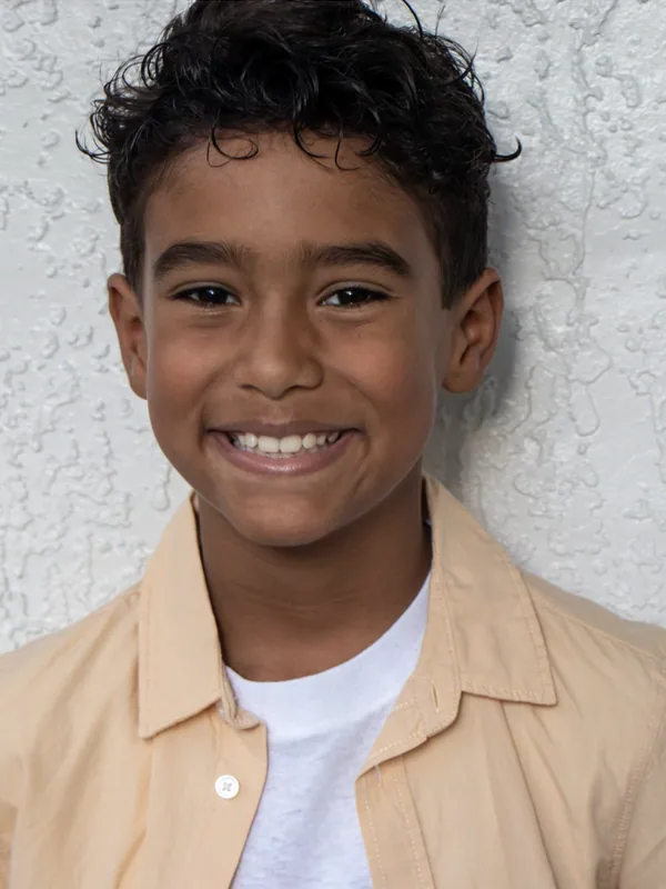 Headshot of a young performer represented by Level Talent Group
