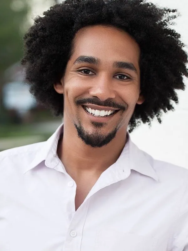 Headshot of an actor represented by Level Talent Group