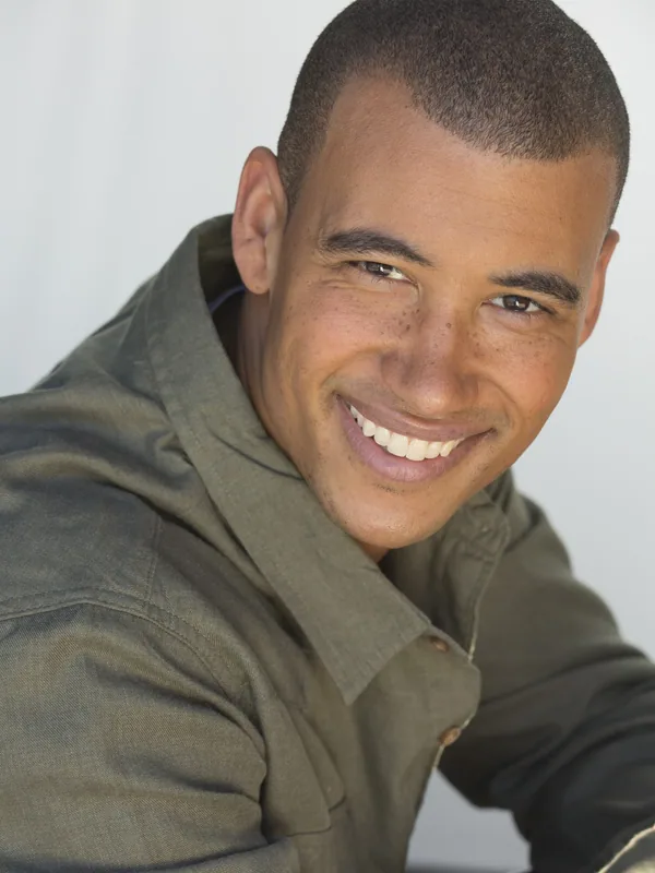 Headshot of an actor represented by Level Talent Group